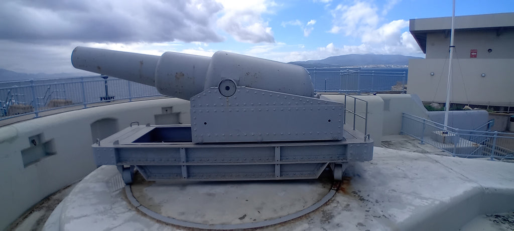 100 Ton Gun Victorian era artillery piece Gibraltar