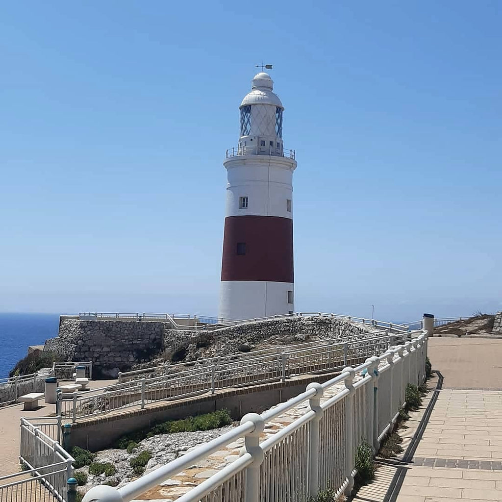 Europa Point lighthouse southernmost tip of Gibraltar